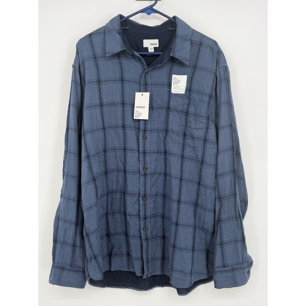 Sonoma Men's Long Sleeve Button Down XXL NWT